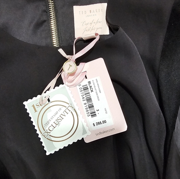 Ted Baker Dress With Velvet Side Bows - Picture 5 of 5